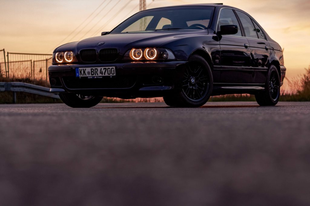 BMW E39 5er sunset