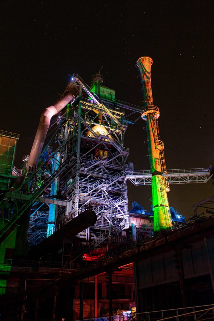 Industrie Colorful lights