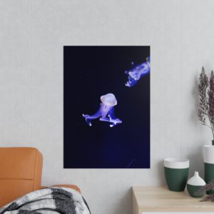 Qualle im Weltall Poster